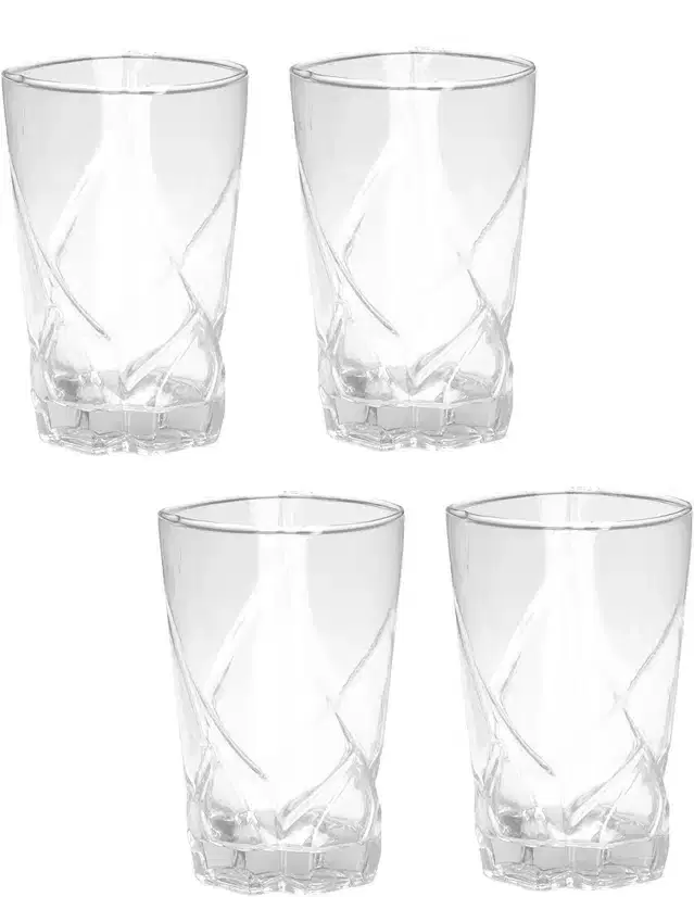 Liquor cum Cocktail Glasses, Transparent, 280 ml, Pack of 4