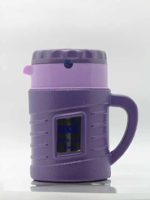 UNICEPT Unbreakable Insulated Classic Thermos Flask with Stainless Steel Inner Long Time Hot and Cold for Tea and Coffe, Purple, 800 ml, U-47