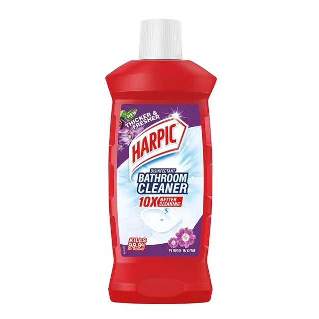 Harpic Floral Disinfectant Bathroom Cleaner 1 L