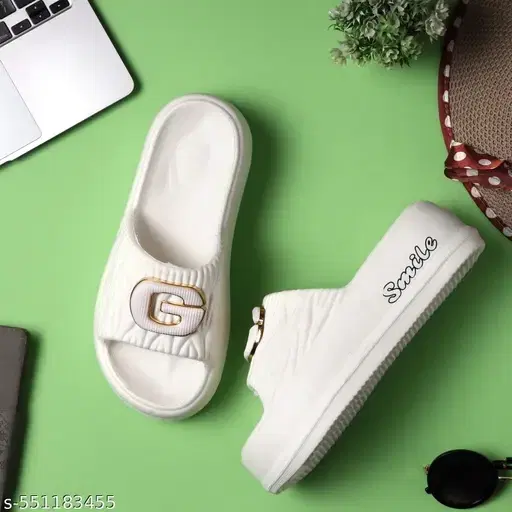 Sliders for Women, White (4)