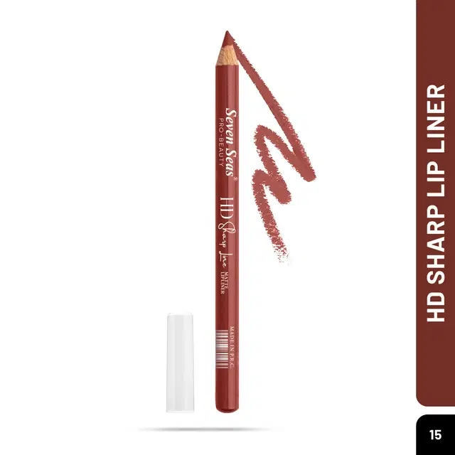 Seven Seas HD Sharp Line Lip Liner, Nude Berry (Free Size)