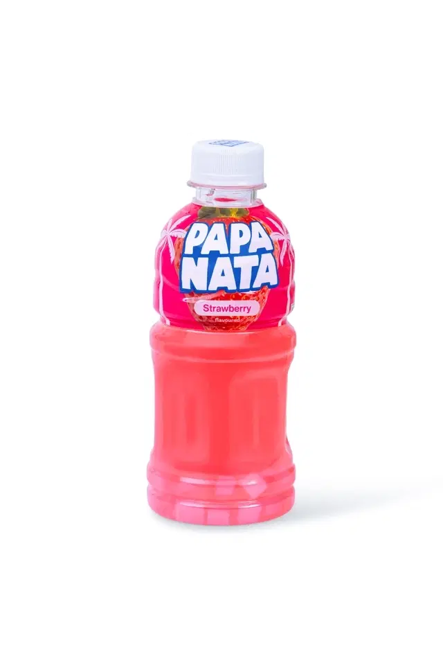 PapaNata Strawberry Drink With Nata De Coco 320 ml