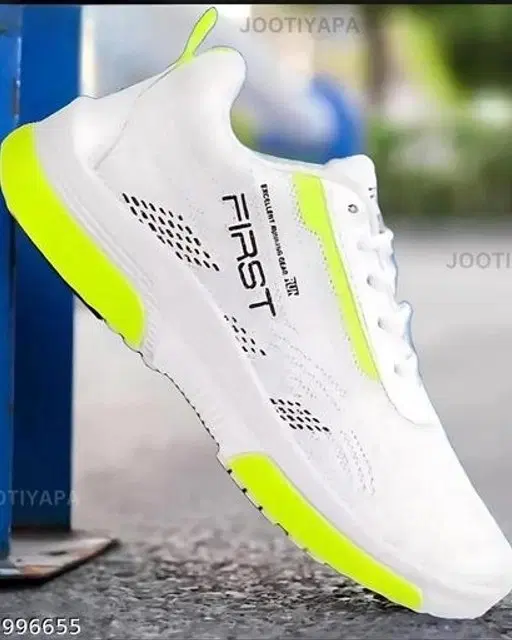 Casual Shoes for Men (White, 7)