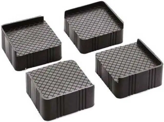 Life Vision Multi-Purpose 4 Pieces Square Plastic Legs, Pack Of 4, R-040