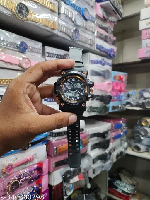 PU Strap Digital Watch for Girls & Boys (Multicolor)