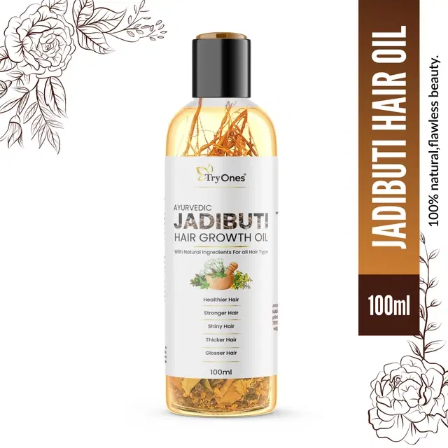 Tryones Ayurvedic Jadibuti Herbal Hair Growth Oil, 100 ml
