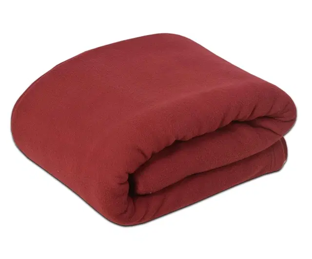 Fleece Blanket, Red, 60x90 Inches