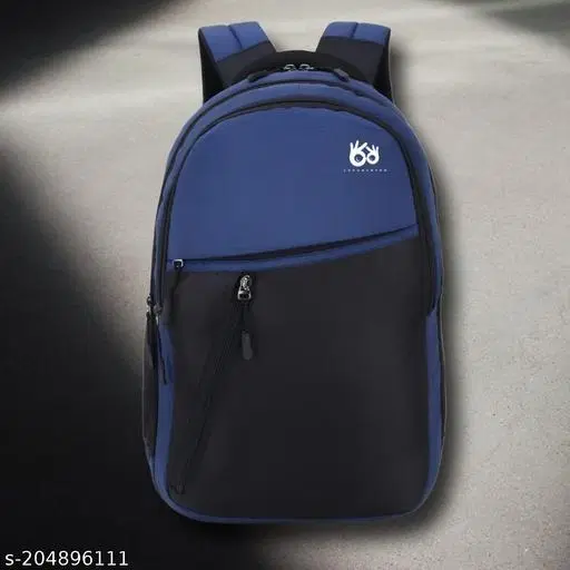 Polyester Backpack for Men & Women, Blue