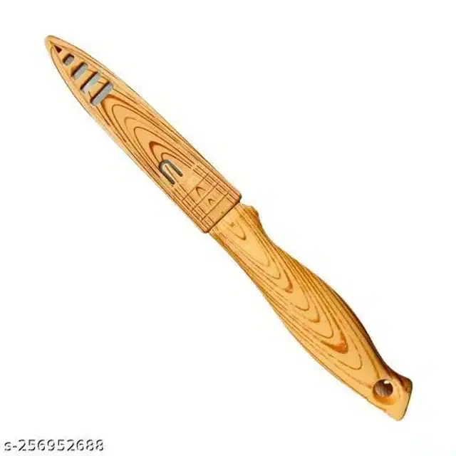 Kitchen Knife with Blade Cover, Gold, 8 inch