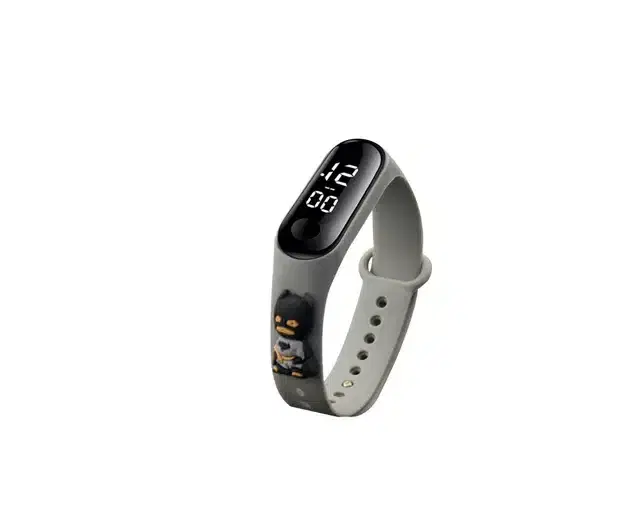 Digital Watch for Boys & Girls (Grey)