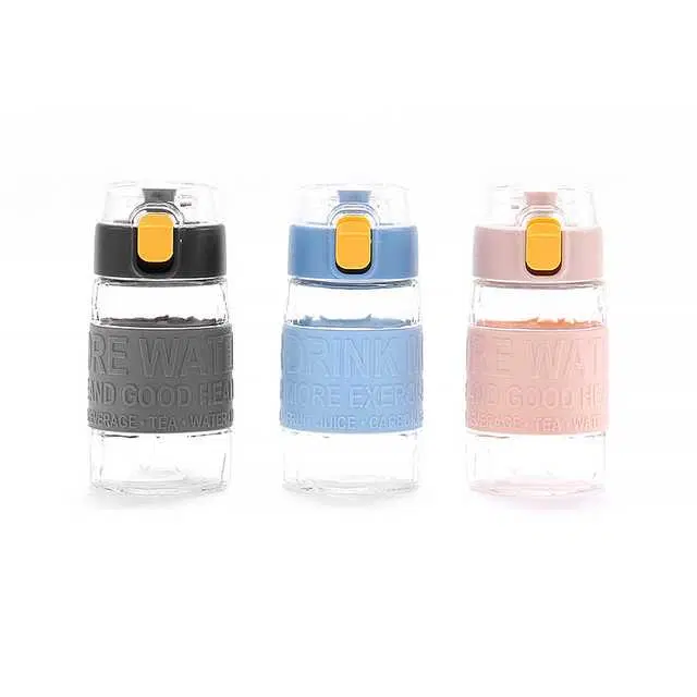 Ximi Vogue Contrast Color Hammer Pattern Flip Lid Glass 310 ml, Pack Of 1, X-385
