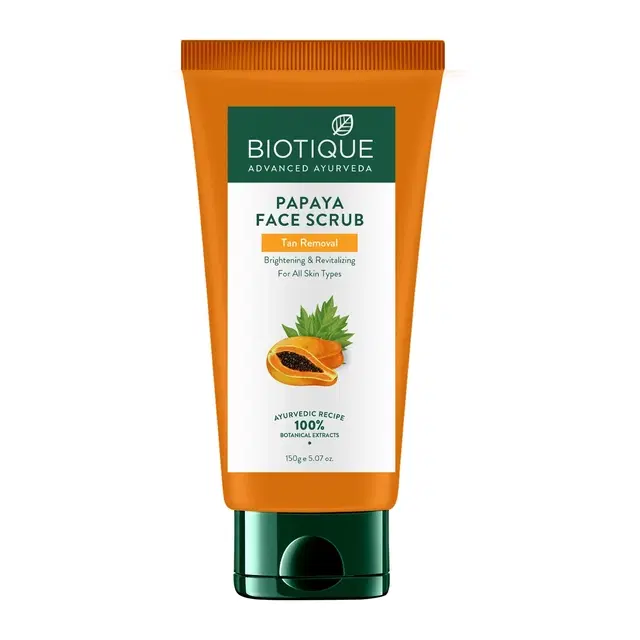 Biotique Papaya Tan Removal Brightening & Revitalizing Face Scrub 150 g