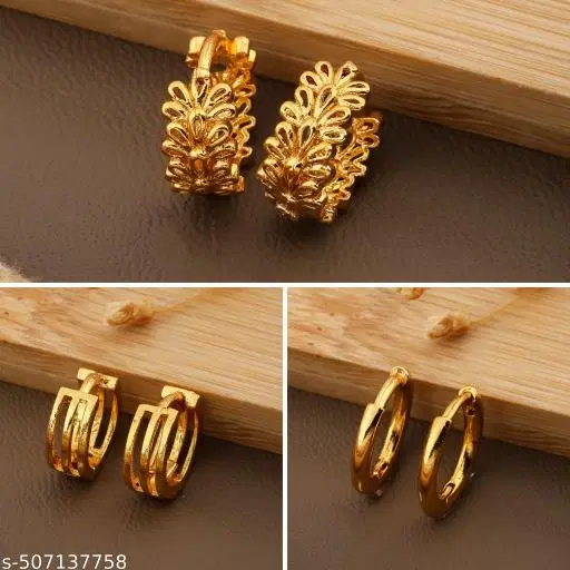 Trending Earrings/Studs/Bali Combo