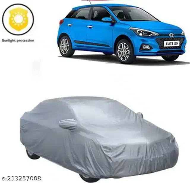 Taffeta Waterproof Car Cover for Hyundai i20, Multicolor