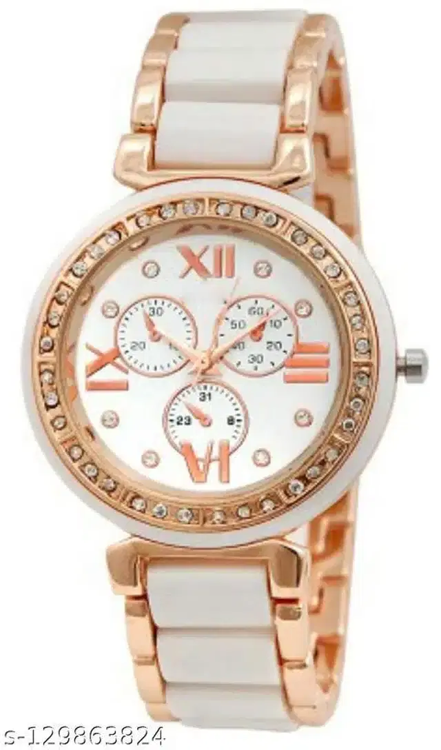 Analog Watch for Women (White)