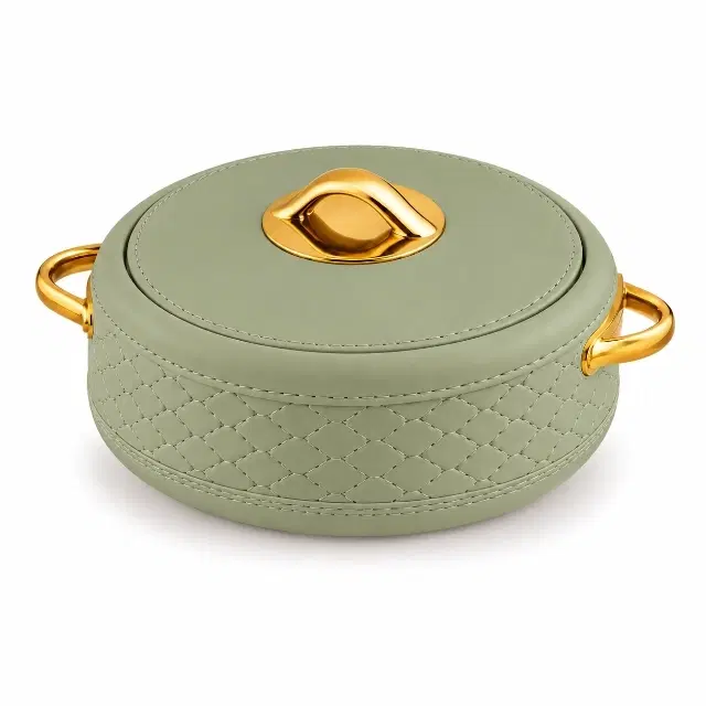 Cello Imperio, 1500 ml, Green | Insulated Casserole | Keeps Food Hot & Fresh | Sturdy Locking Lid