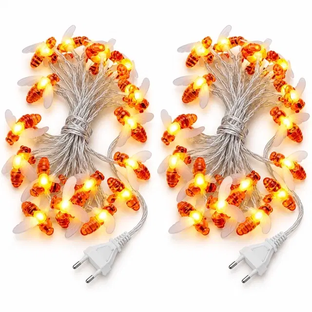20 LEDs 2.5 m Yellow HoneyBee String Lights (Pack of 2)
