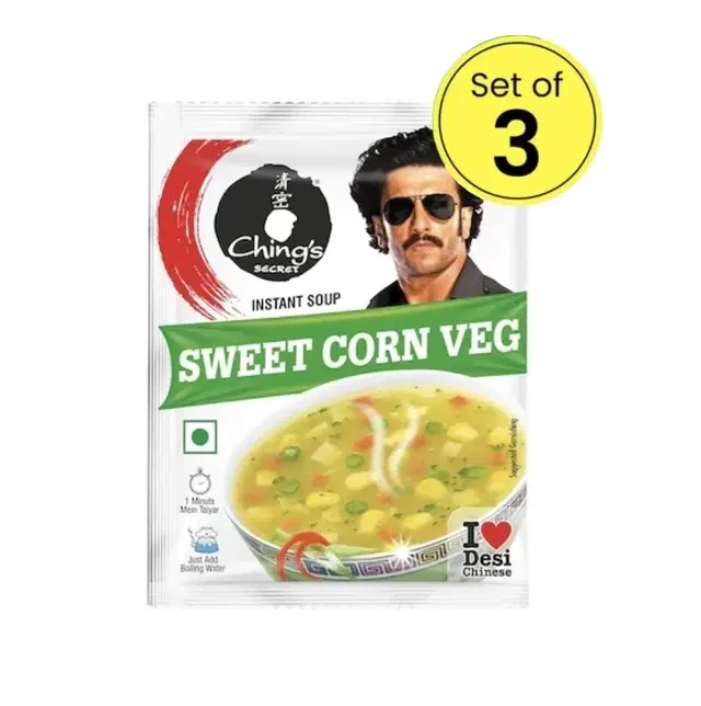 Ching's Sweet Corn Veg Soup 3X15 g (Pack Of 3) (Pouch)