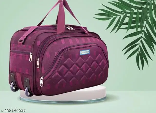 Polyester Duffel Bags, Purple