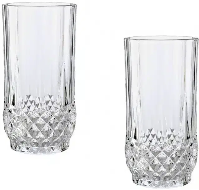Fancy Water & Wine Glass, 200 ml, Pack of 2