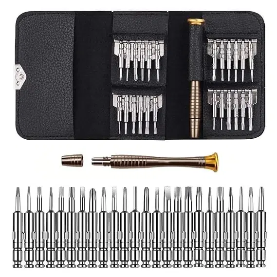 Stainless Steel 25 in 1 Screwdriver Tool Kit, Multicolor, Set of 1