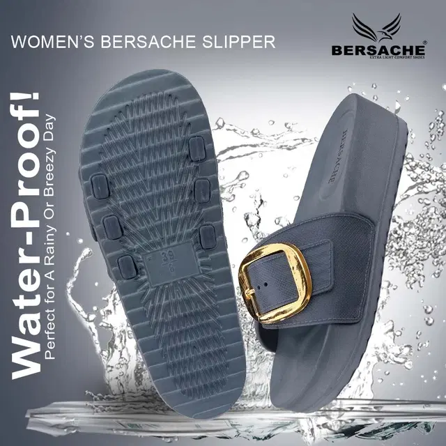 Slipper For Women, Grey (5)