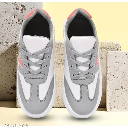 Sneakers for Kids (Grey, 4-4.5 Years)