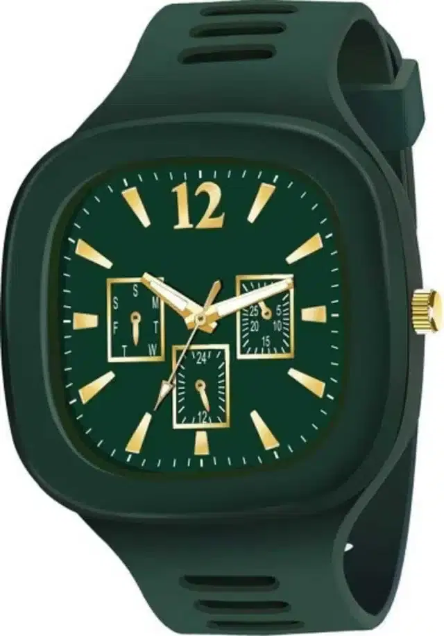 Analog Watch for Kids (Green)