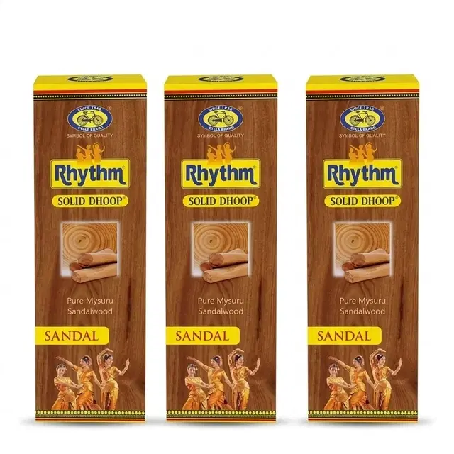 Cycle Pure Rhythm Sandal Solid Dhoop 3X8 Pc - Pack of 3