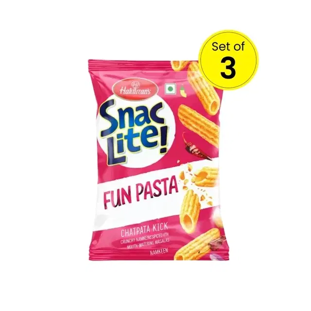 Haldiram's Sanck Lite Fun Pasta 3X90 g (Pack Of 3)