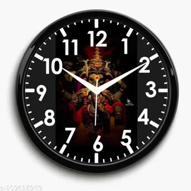 Designer Analog Wall Clock, Multicolor