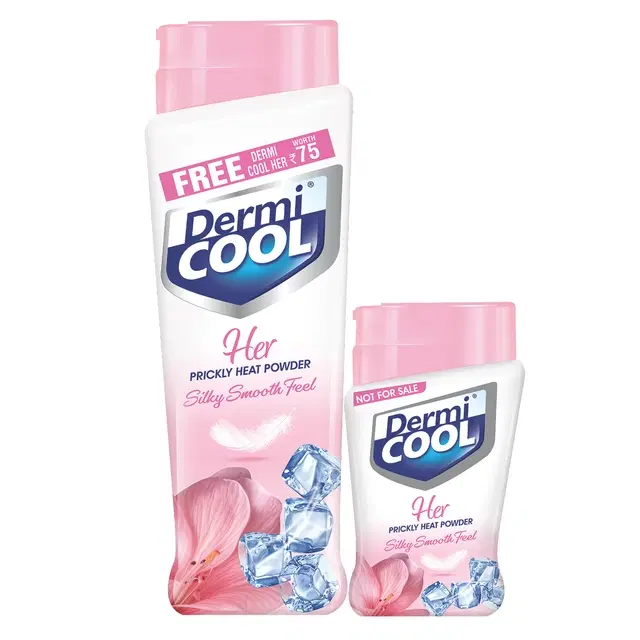 Dermicool Her Prickly Heat Powder For Women With Silky Smooth Feel 150 g