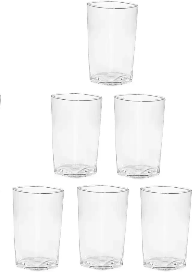 Liquor cum Cocktail Glasses, Transparent, 350 ml, Pack of 6