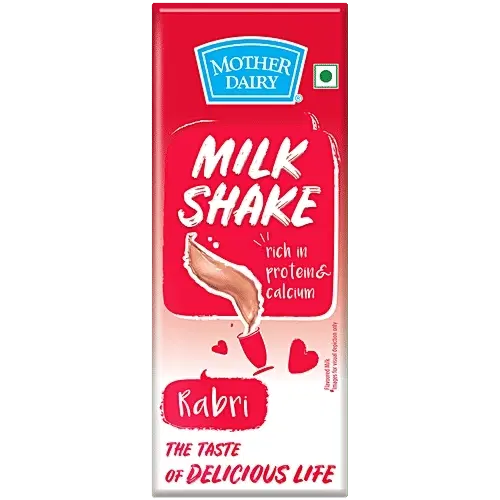 Mother Dairy Rabri Milkshake 180 ml Tetra