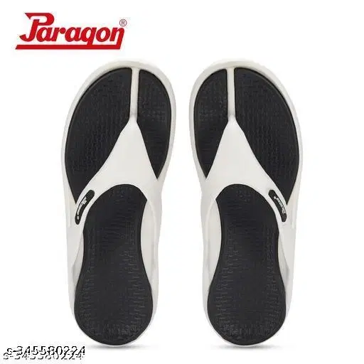Paragon EVA Flip-flops (Black, 6) Pack of 2