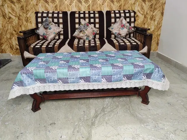 PVC Table Cover, Multicolor, 40x60 Inches