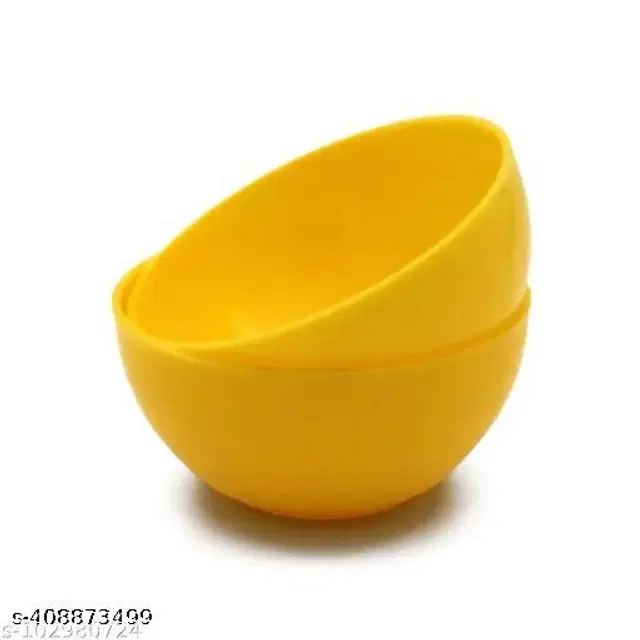 Plastic Bowls, Multicolor, 300 ml, Pack of 3