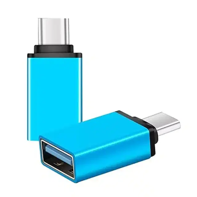 USB Type C OTG Adapter, Multicolor