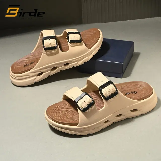 Casual Floaters for Men (Beige, 7)