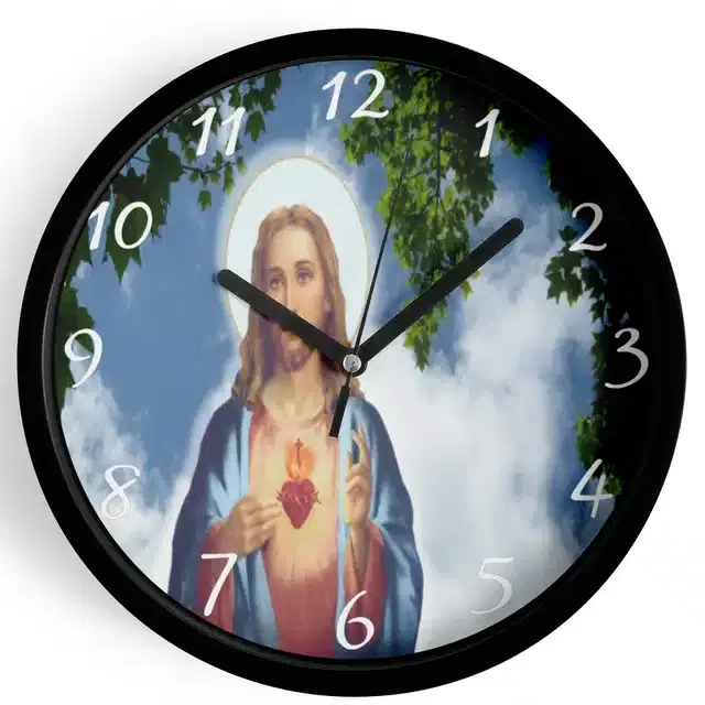 Analog Wall Clock, Multicolor, 7 inches