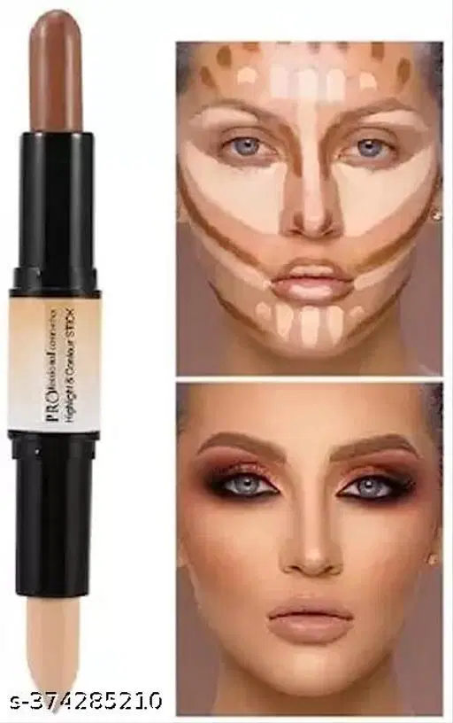 2 in 1 Contour Stick, Beige & Brown
