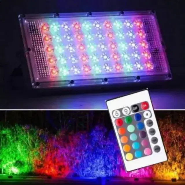 RGB LED Brick Lights, Multicolor, 50 W