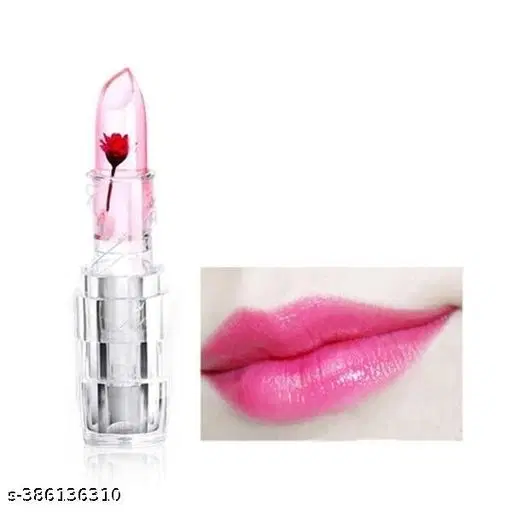 Jelly Flower Color Changing Lipstick Temperature Change Moisturizer flower Magic Lip Gloss