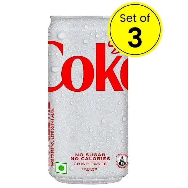 Diet Coke 3X180 ml (Can) (Pack Of 3)