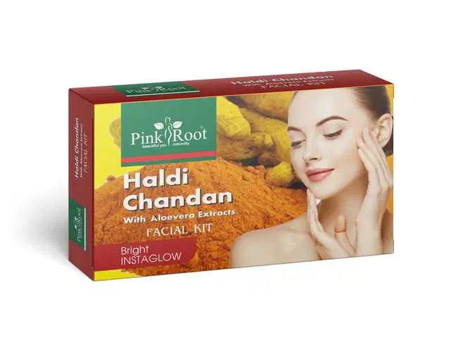 Pink Root Haldi Chandan Facial Kit, Pack Of 1, 80 g, MI-223