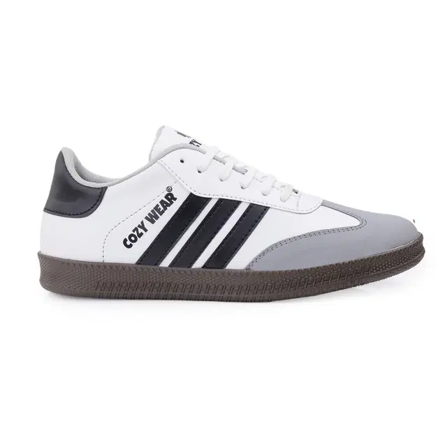 Sneakers for Men (White & Black, 9)