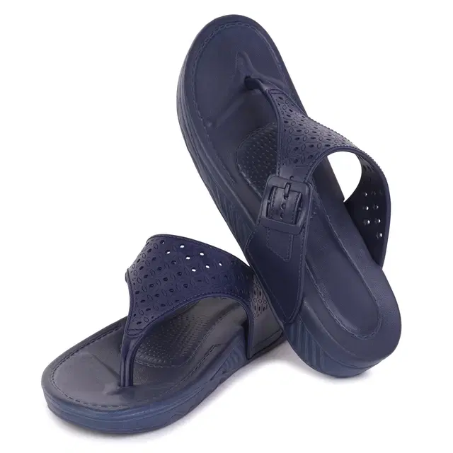 Flipflops for Women (Blue, 6)
