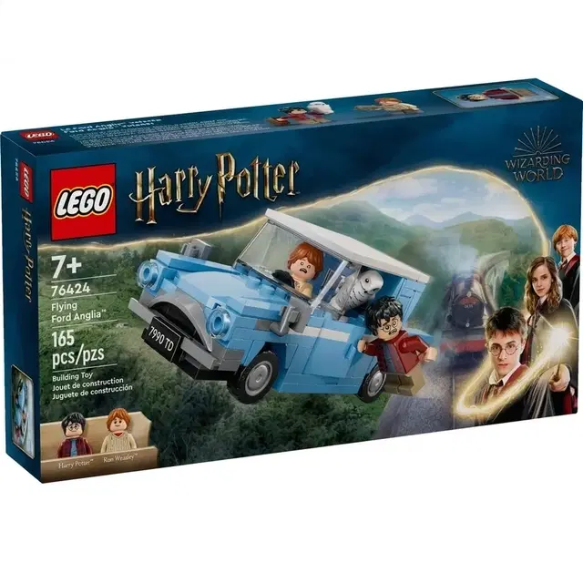 LEGO Harry Potter Flying Ford Anglia Fantasy Toy Playset 76424