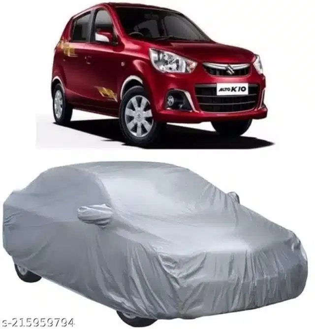 Taffeta Waterproof Car Cover for Maruti Suzuki Alto K10, Multicolor