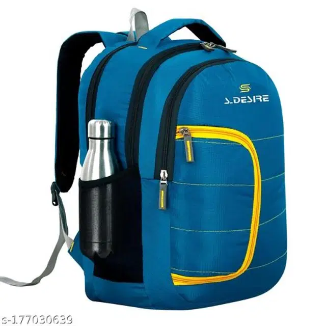 Polyester Backpack for Kids, Teal, 35 L